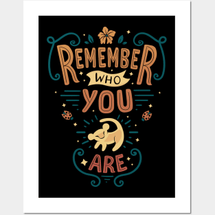 Remember - Rafiki quote - Lion Posters and Art